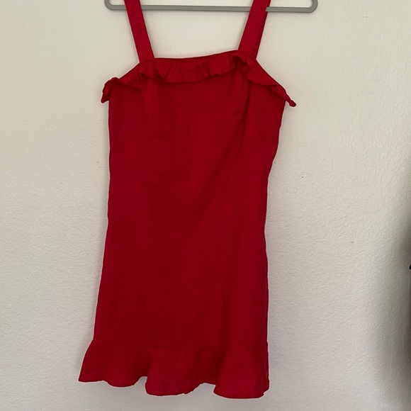 Mango. Size 6 US. Color red - Picture 2 of 11